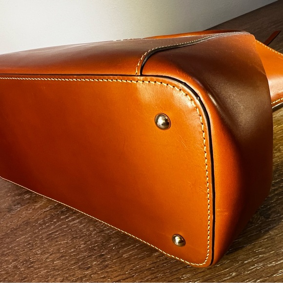 Dooney & Bourke Alto Small Zena in Color Saddle - Picture 15 of 17